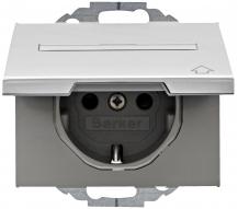 Berker 47487103 Steckdose SCHUKO m KD u BF K.5 Alu