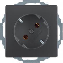 Berker 47276086 Steckdose SCHUKO 45° Q.x anthrazit