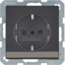 Berker 47496086 Steckdose SCHUKO m BF erh BS Q.x ant