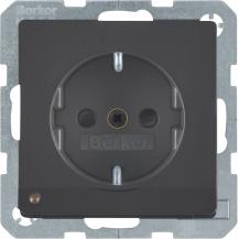 Berker 41096086 Steckdose SCHUKO m LED-OL erh.BS Q.x an