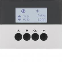 Berker 85745177 KNX-Funk Jalou-Uhr quickl K.5 alu