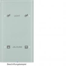 Berker 75142150 Touch-Sensor 2f Komf R.3 Glas konfig. pw