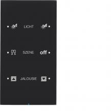 Berker 75143155 Touch-Sensor 3f Komf R.3 Glas konfig. sw
