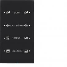 Berker 75144155 Touch-Sensor 4f Komf R.3 Glas konfig. sw