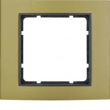 Berker 10113016 Rahmen 1fach B.3 gold/anthrazit