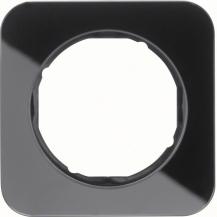 Berker 10112116 Rahmen 1fach R.1 Glas schwarz