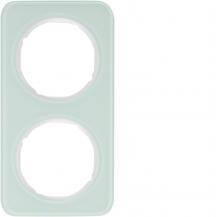 Berker 10122109 Rahmen 2fach R.1 Glas pw