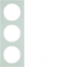 Berker 10132209 Rahmen 3fach R3 Glas pw