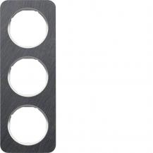 Berker 10132389 Rahmen 3fach R.1 Schiefer pw