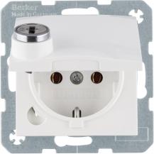 Berker 47638989 Steckd. SCHUKO STKL KD SLß S.1/B.x pw gl