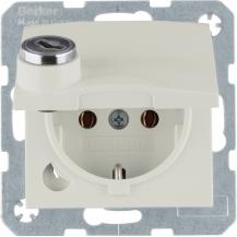 Berker 41638982 Steckd. SCHUKO m SLK KD SLß S.1/B.x weiß