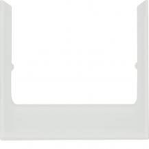 Berker 13196909 Designrahmen eckig Glas polarweiß