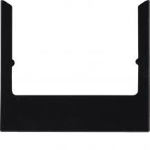 Berker 13196616 Designrahmen eckig Glas schwarz