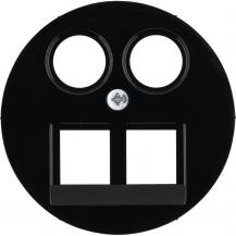 Berker 14452045 Zentralstück für 2f UAE TV FM Hw R.x sw
