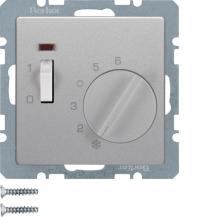Berker 20306084 RTR Ö m Z-St Wip-Sch u Ln Q1 Alu Lack