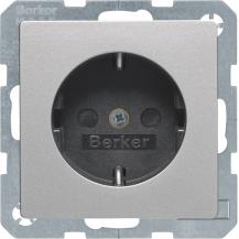 Berker 47236084 Steckdose SCHUKO erh BS Q.x alu