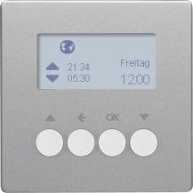 Berker 85745124 KNX-Funk Jalou-Uhr quickl Q.x alu
