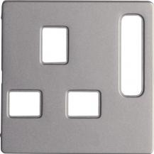 Berker 3313076084 Zentralstück British-Standard Q.x Alu
