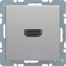 Berker 3315436084 HDMI Steckdose m 90° Stcka. Q.x alu