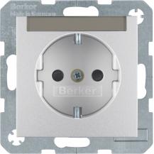 Berker 41496084 Steckdose SCHUKO BSF erh BS Q.x alu