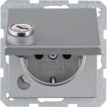 Berker 41636084 Steckdose SCHUKO  m SLK KD SLß Q.1 alu