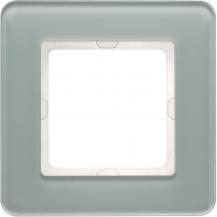 Berker 10116079 Rahmen 1fach Q7 Glas pw