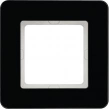 Berker 10116076 Rahmen 1fach Q.7 Glas schw