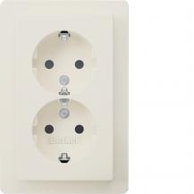 Berker 47596089 D.std. SCHUKO, Adpl., erh. BS, Q.1, pw