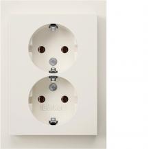 Berker 47747009 D-Steckdose SCHUKO m ADP K.1 pw gl