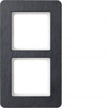 Berker 10126030 Rahmen 2fach Q.7 Schiefer