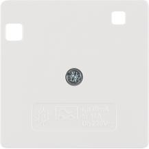 Berker 149609 Z-PL F FI-SZ-Schalter pw glänzend