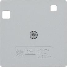 Berker 14961404 Z-PL F FI-SZ-Schalter alu matt lackiert