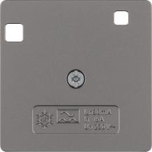 Berker 149604 Z-PL F FI-SZ-Schalter e-st lackiert