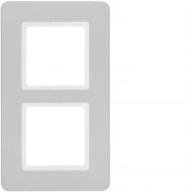 Berker 10126184 Rahmen 2fach Q.7 Alu samt lackiert