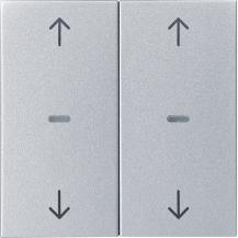 Berker 80961383 Abdeck. Tast.-M. 2f. Pfeil S.1/B.x alu