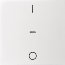 Berker 80962299 Abdeck. Tast.-M. 1f. I/O S.1/B.x pw m