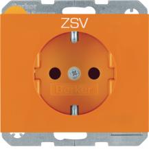 Berker 47357114 Steckdose SCHUKO mit EHBS K.x orange
