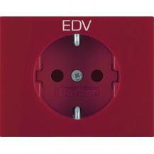 Berker 47357115 Steckdose SCHUKO mit EHBS K.x rot