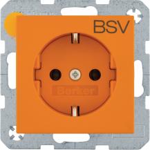 Berker 47431917 Steckdose SCHUKO BSV S.1/B.x matt orange
