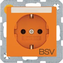 Berker 47501924 Steckd. SCHUKO BSV BSF S.1/B.x orange mt