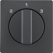 Berker 1084608600 Zentralstück m Drehk für 3S Q.x anth