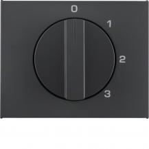 Berker 1087710600 Zentralstück m Drehk für 3S K.1 anthr