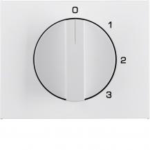 Berker 1087710900 Zentralstück m Drehk für 3 SK.1 polarw