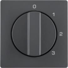 Berker 1096608600 Zentralstück m Drehk für 3S Q.x anth