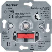 Berker 2909 Drehdimmer (R, LED), Dimmer für Lichtsteuerung