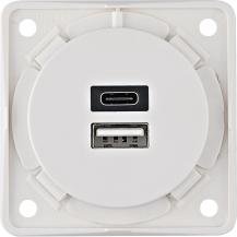 Berker 926202509 USB Lade-Std.,2f,3A, A+C, ITG, pw matt