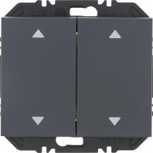 Berker 24127206 EnOcean Modul Wippe 2f, Aufdr. K.1 anthr