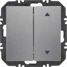 Berker 24128304 EnO Modul Wippe 2f eins Aufdr B.x alu mt