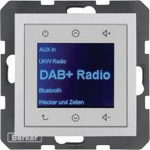 Berker 29841404 Radio DAB+, B.x alu matt