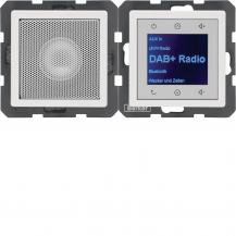 Berker 30806089 Radio Touch mit Lautsprecher, Einbauradio, DAB+, Bluetooth Q.x p